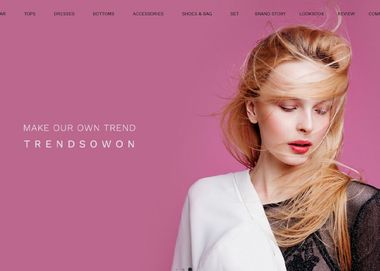 최신 트렌드 반영 패션 전문 쇼핑몰 플랫폼 이미지