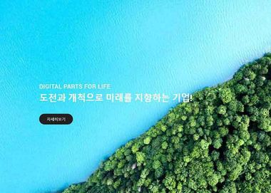 글로벌 전자 부품 제조 전문 웹사이트 이미지